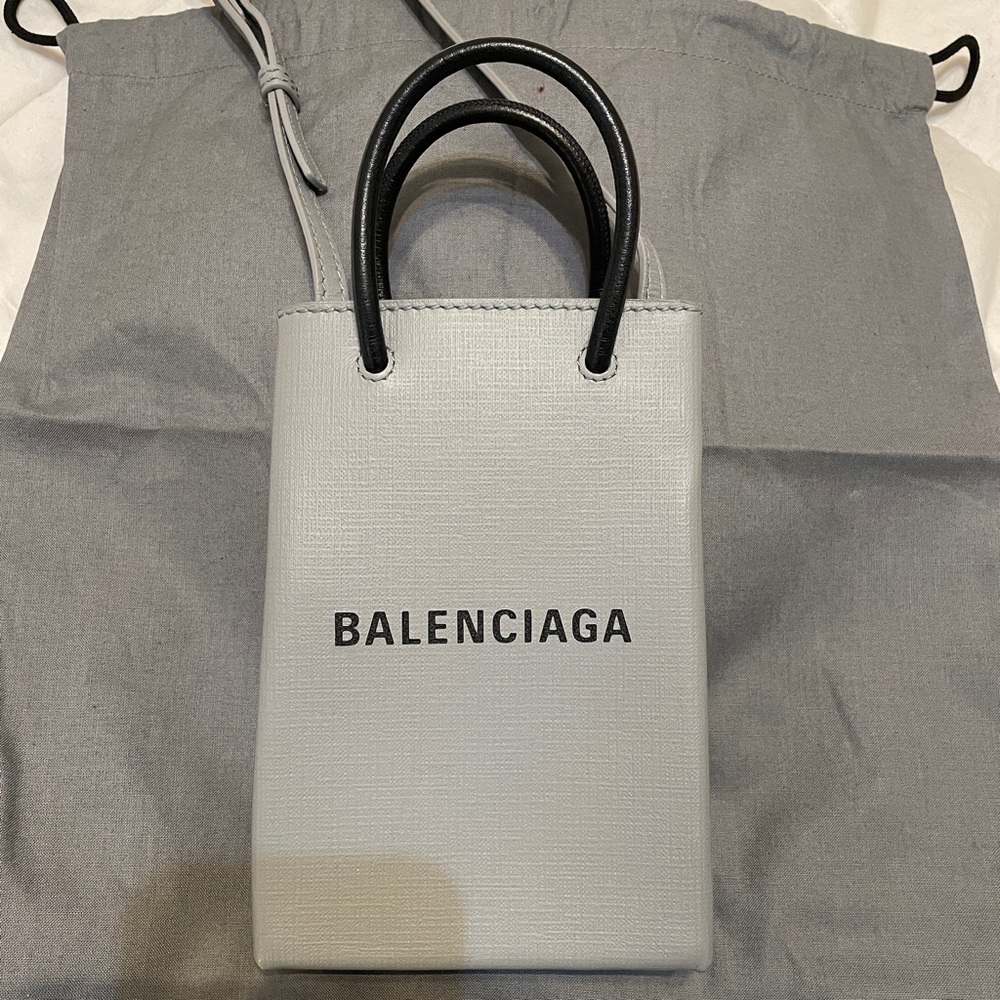 Balenciaga Phone Holder Shopping Bag
